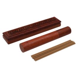 Bakhoor BoSidin – Cambodian Bakhoor Incense Arabic Luxury Gift Box Small Wooden Design – A16