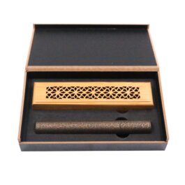 Bakhoor BoSidin – Cambodian Oud Bakhoor Incense Gift Box with UAE Ribbon A19B for National Day Gifts