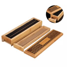 Bakhoor BoSidin – Incense Burner for Stick Incense Wood Box with Drawer coming with 20pcs Oud sticks – A12S