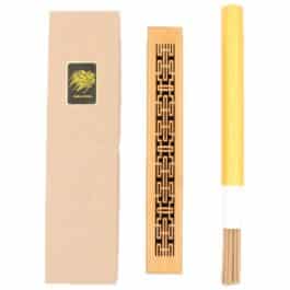 Bakhoor BoSidin – Cambodian Oud Incense Bakhoor Sticks 3mm 15pcs with Incense Burner Wooden – A44-2