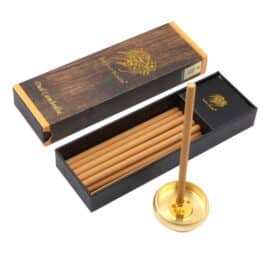 Bakhoor BoSidin – Cambodian Oud Bakhoor Incense Sticks 30g with Copper Incense Burner – A75-1