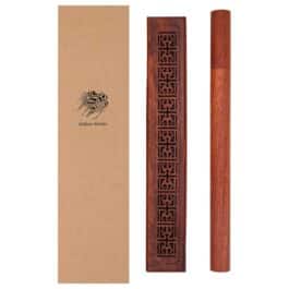 Bakhoor BoSidin – Cambodian Oud Incense Bakhoor 20 sticks, with Incense Burner Wooden Gift Set – A44-1