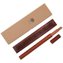 Bakhoor BoSidin – Cambodian Oud Incense Bakhoor 20 sticks, with Incense Burner Wooden Gift Set – A44-1