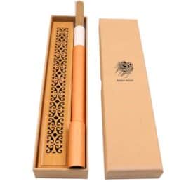 Bakhoor BoSidin – Cambodian Oud Incense Bakhoor 20 Sticks, with Incense Burner Wooden Gift Set- A44