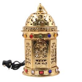 Bakhoor BoSidin – Elegant Electric Oud Bakhoor Incense Burner Mabkhara Gold – WF-A006