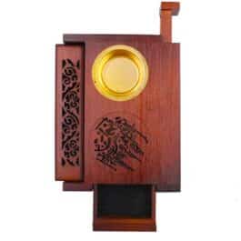 Bakhoor BoSidin – Multi-Function Wooden Incense Oud Bakhoor Burner Box (No Oud) – A83