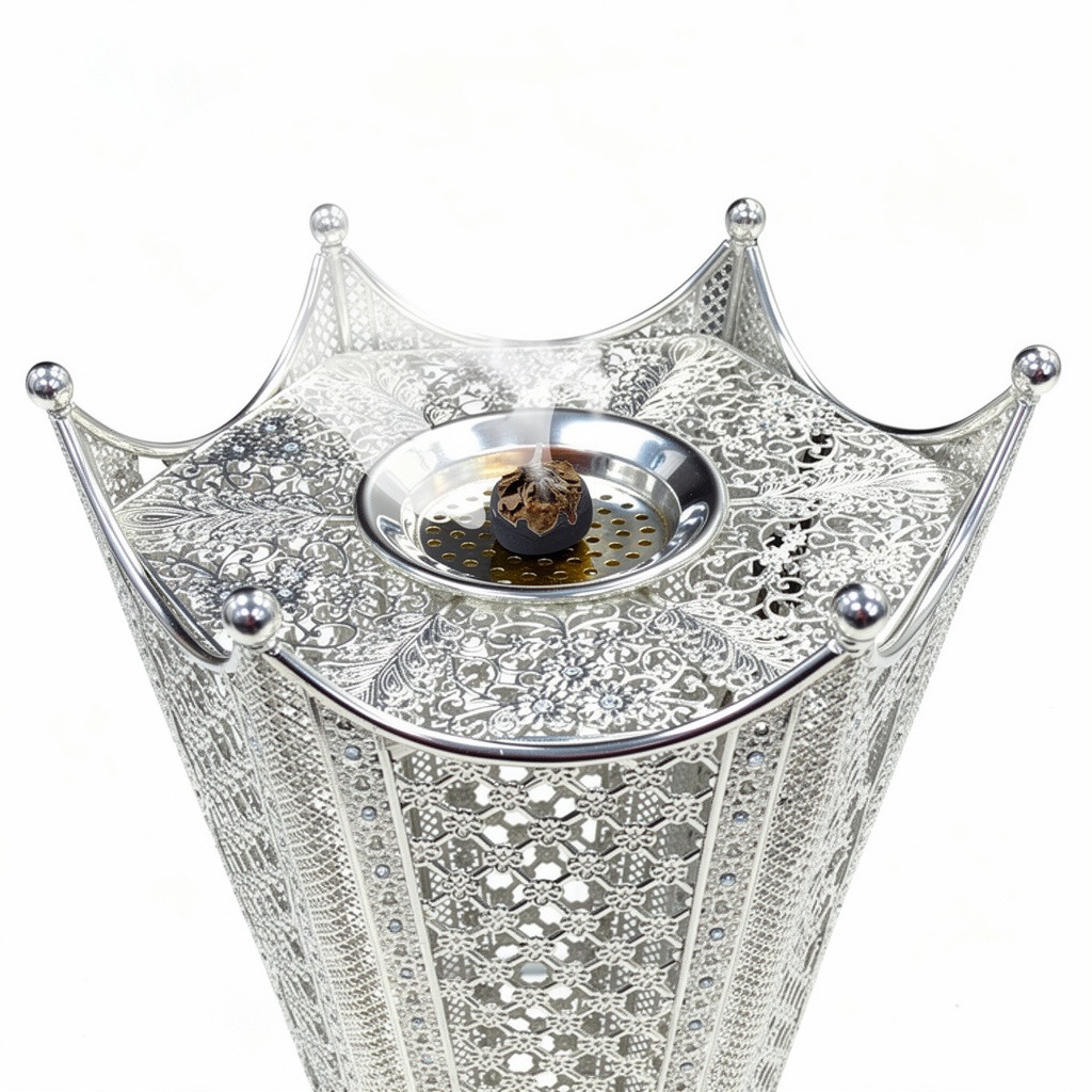 Bakhoor BoSidin – Large Oud Burner Incense Mabkhara for Big Halls, Big Houses, and Mosque - 842 - Image 4