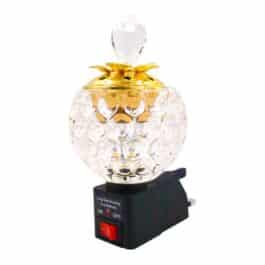 Bakhoor BoSidin – Elegant Crystal Oud Bakhoor Holder Electric Incense Burner – DE6078