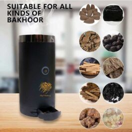 Upgraded Bakhoor USB Incense Burner with built-in Oud Storage Electric Mabkhara for Car, Home and Office