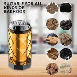 [SALE] 2024 New Release Bakhoor Electric Incense Burner Unique Crystal Design 2000mAh Battery Car Oud Incense Burner with Box – X023