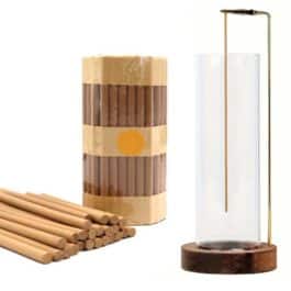 Bakhoor BoSidin – Cambodian Incense Sticks 200g with Modern Ash Catcher Incense Holder – Combo S