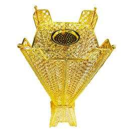 Bakhoor BoSidin – Large Size Incense Burner 102 cm tall Durable Arabic Style Oud Holder Charcoal Censer Gold/Silver- 843