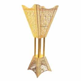 Bakhoor BoSidin – Large Size Incense Burner 100 cm tall Durable Arabic Style Oud Holder Charcoal Censer Gold/Silver- LC-222