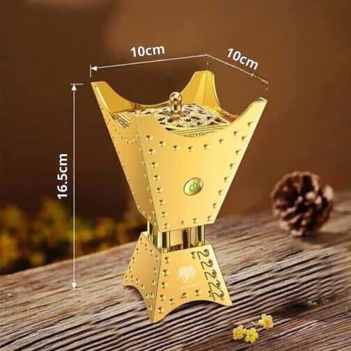 Upgraded Electronic Incense Burner, Cordless Oud Censer Rechargeable Aromatherapy Machine Arabic Incense Holder - X024 - Image 3