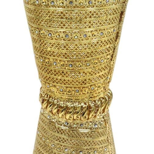 Bakhoor BoSidin - Large Size Bukhoor Incense Burner 100 cm tall Floor-Standing Oud Holder Charcoal Censer Gold- 854 - Image 3