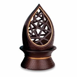 Elegant Tear Drop Design Resin Incense Burner, Bakhoor Oud Holder with Metal Tray Censer for Yoga, Aromatherapy, Bedroom, Home & Office – ZP067