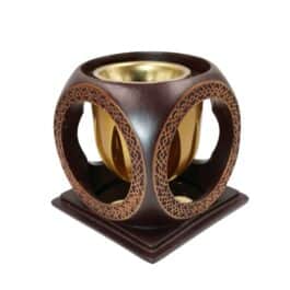 Unique Resin Arabian Incense Burner | Oud Bakhoor with Metal Tray Holder | Censer for Yoga, Aromatherapy, Bedroom, Home & Office – 109