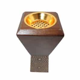 Elegant Arabic Bukhoor Burner – Wooden Luxury Incense Holder for Home, Office, or Gifting – M001