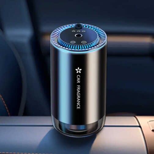 Smart Starry Projection Car Aroma Diffuser, Large Capacity Rechargeable Air Freshener USB Cool Mist Mini Portable Humidifier Diffuser for Car Home Office Bedroom - P35 - Image 2