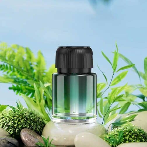 Smart Starry Projection Car Aroma Glass Diffuser, 160ml Large Capacity Rechargeable Air Freshener USB Cool Mist Mini Portable Humidifier Diffuser for Car Home Office Bedroom - P47 - Image 2
