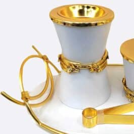 Decorative Modern Incense Burner, Set Bakhoor Incense Holder for a Luxurious Home Fragrance Experience – WT-227-SET