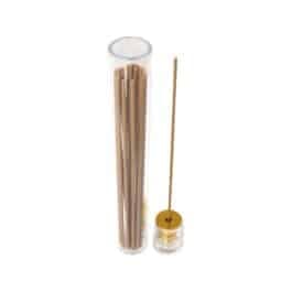 Bakhoor Incense Sticks Cambodian Oud Incense in Clear Tube with Incense Holder Cover – A32-2