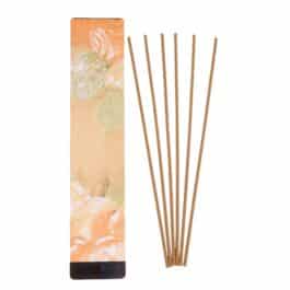 Elegant Cambodian Oud Incense Sticks 6pcs 3mm Gift Set with Built-In Holder – Premium Agarwood Fragrance in Artistic Box – A96-1