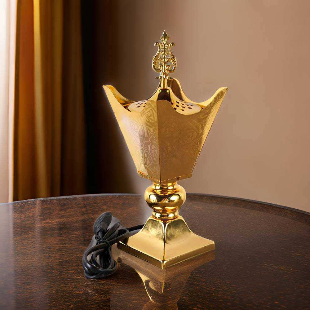 Premium Electric Incense Oud Holder Luxurious design for Home and Office Fragrance - WD6947 - Image 2