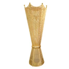Bakhoor BoSidin – Large Size Bukhoor Incense Burner 100 cm tall Floor-Standing Oud Holder Charcoal Censer Gold/Silver- 868