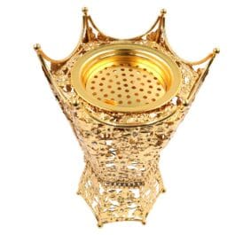 Bakhoor BoSidin – Medium size Oud Burner Incense Holder Mabkhara for Home Office Majlis Aromatherapy – 873