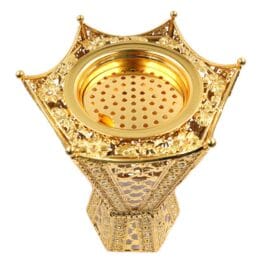 Bakhoor BoSidin – Medium size Oud Burner Incense Holder Mabkhara for Home Office Majlis Aromatherapy – 874