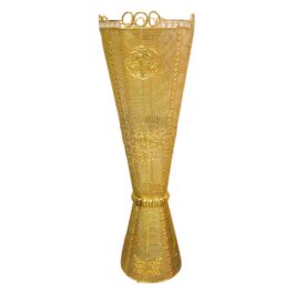 Bakhoor BoSidin – Large Size Bukhoor Incense Burner 100 cm tall Floor-Standing Oud Holder Charcoal Censer Gold- 876