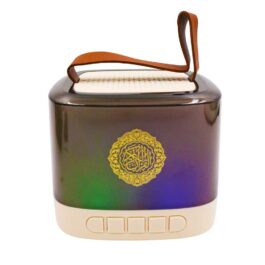 Mini Portable Quran Speaker Colorful LED Lights and Remote Control 16 Voices,18 Languages with Smart App – SQ-805
