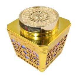 Bakhoor Arabic Electric Incense Oud Burner with Full Quran Muslim Speaker Remote, App Control and Colorful Light – SQ-005