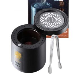 Upgraded Bakhoor Burner High Quality Electronic 2-in-1 Charcoal Incense Holder Black – X030