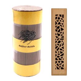 Bakhoor Incense Sticks 1.4mm Moroccan Oud 100g for Home Fragrance & Relaxation with Free Holder – A62-1