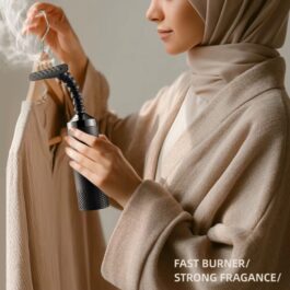 2026 Latest Rotating USB Bakhoor Electronic Incense burner, Mabkhara Oud Holder for Clothes & Home Fragrance