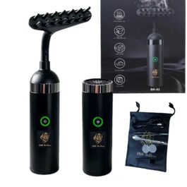 2-in-1 Portable Electronic Oud Burner & Rotating Hair and Clothes Diffuser – BK-82